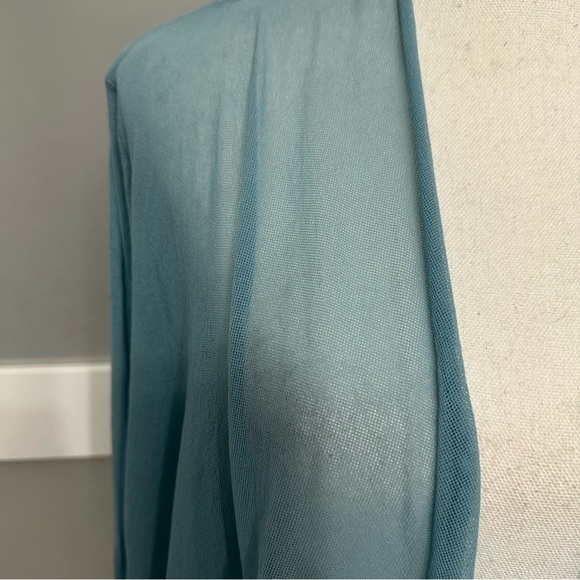 Petit Pois By Viviana G. Sheer Duster Medium Light Blue Fairycore Coquette READ - Picture 5 of 9